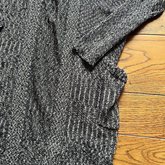 Athleta Knit Long Duster Blue/White Cardigan C15 - Picture 4 of 7